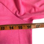 Lilly Pulitzer Hot Pink Off the Shoulder Long Sleeve Super Soft Top Shirt Photo 4