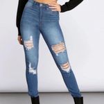Windsor High waisted ripped skinny jeans Photo 1