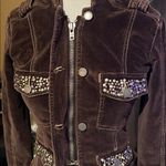 Twill 22 twenty two jacket with studs and bling Silver Size XS Photo 6