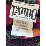 Vintage Tattoo of California Floral Open Blazer Kimono Top Pink Size M Photo 2