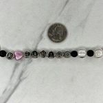 I Heart Love Edward Beaded Mother of Pearl Shell Charm Keychain Keyring Photo 0