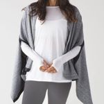 Lululemon EUC  Vinyasa Wrap Scarf Grey Black Photo 1