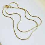 Anthropologie 18K Link Minimalist Tarnish Res.Chain* Photo 2