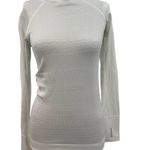 Lululemon  Rest Less Hoodie Long Sleeve Seamless Stretch Textured White‎ Size 2 Photo 3