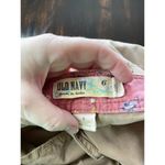 Old Navy Low Waist Capri Women's Size 6 Tan Linen Photo 2
