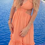 These Three Boutique Orange Maxi Dress Photo 0