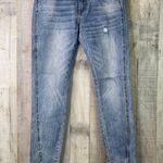 Evidnt Los Angeles Size 26 Tate Skinny Distressed Blue Jeans 3” Slit Pan… Photo 0