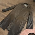 Max Mara S’ lamb leather brown ombre trench cost Photo 5