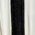 Nookie Whitney Embellished Sequin High Waisted Maxi Skirt Black Women's Size S Photo 5