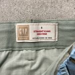 Gap Woman’s Camo Straight Khaki High Rise pants size 6 outdoor hiking country Photo 3
