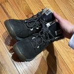 Timberland Suede Waterproof Sherpa-Lined Ankle Lace-Up Outdoor performance Arch support Break Propel Flex Leather Women's Black Boots Sz 9.5 Photo 2