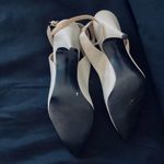 Vintage Jazz Slingback Heels White Size 8 Photo 6