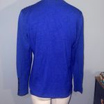 Joseph A Royal Blue Sweater with Beaded Accents top shirt woman’s medium Photo 1