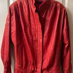Vintage Simoné Red Leather
Jacket Size 6 Photo 0