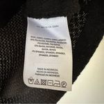 Anthropologie  Akemi + Kin Black Waffle Knit Twist Knot Shirt Photo 3