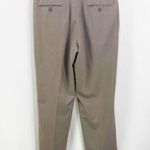 90s Vintage Brown Pleated Front Rolled Hem Khaki Dress Pants Size 4 Photo 3