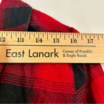 Madewell Women’s Flannel Button Down Pajama Top Red Size Small EUC Photo 5