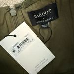 Bardot  Lora Strapless Cotton Poplin Maxi Dress Khaki Green 10 Photo 5