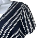 Anthropologie  DOLAN Canovas Navy & White Textured Jumpsuit EUC Size‎ Medium Photo 3