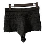 Divided H&M BLACK CROCHET SHORTS Photo 0