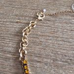 Betsey Johnson  Gold Tone & Crystal Black Cat & Pink Pumpkin Pendant Necklace NWT Photo 3