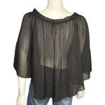 Romeo + Juliet Couture Black Off the Shoulder Top Size M Photo 5