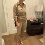 Dressy satin look jumpsuit 🌼🌼🌼 Gold Size 4 Photo 2