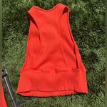Vibrant Orange Tank & Midi Skirt Set Size M Photo 2
