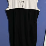 Calvin Klein  Black and White Women's Dress Classic Business Casual Photo 0