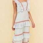 Pitusa NWT | Eve Tiered Summer Midi Dress Standard M Size M Photo 2