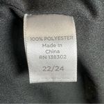 Avenue  long sleeve black floral stretch pleated dress size 22/24 Photo 6