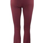 Outdoor Voices Superform Women's Red Maroon Ribbed Knit Bootcut Flared Pants S Photo 2