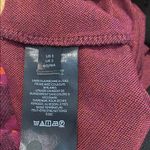 Anthropologie  Cozy Knit Flare Pants Purple Orange Animal Jacquard SMALL TALL Photo 6