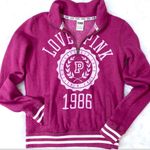 PINK - Victoria's Secret VICTORIAS SECRET PINK VINTAGE HALF ZIP PULLOVER SWEATSHIRT Photo 0