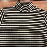 One Step Up 3/$22🌞  Striped Mock Neck Shirt Photo 2