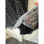 Max Studio  NWT SHEER BLACK AND WHITE POLKA DOT BLOUSE WOMENS PLUS SIZE 2X Photo 3
