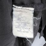 Fresh Produce  Black Pleated Button Front Tunic Top Roll Sleeves Cotton XL XXL Photo 5