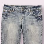 American Eagle Vintage Y2K Faded Low Rise Boyfriend Wide Leg Bootcut Long Jeans Photo 1