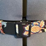 Black Floral Belt Adjustable Size 12 Photo 1