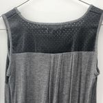 Pink Rose Y2K Vintage Muscle Tank Top Small Faux Leather Trim High Low Flowy Athleisure Photo 5