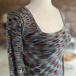 Cotton On Cotton:on Skirt Top Set Bodycon Mini Space Dye Blue Multi Knit S Festival Party Photo 10