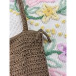 The Sak The‎  Crochet Tote Bag Brown Hobo Shoulder Bag Photo 5