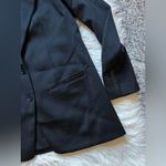 EXPRESS black satin blazer Photo 1