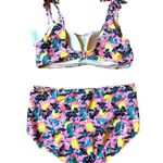 Loralette Pink Lemonade Bikini Swim Suit Womens 1X New Pink Yellow Lemons Photo 3