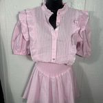 Sabo Skirt Mini Short Sleeve Button Front Dress Size Small NWT Photo 3