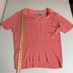 Villager Vintage  A Liz Claiborne Company Knit Collard Pullover Blouse Size Large Photo 4