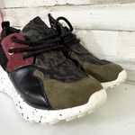 Steve Madden Shoes Women Size 8 Cliff Sneaker Black Maroon Olive Casual Athletic Photo 1