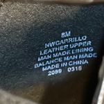 Nine West  ankle Boots leather motorcycle black NWCarrillo shoe zip boot Sz 8M Photo 1