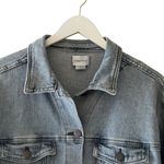 Melrose and Market Denim Jean Jacket Womens Light Blue Button Closure SZ M Photo 1