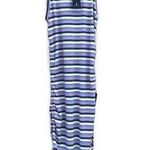 Lulus Lulu’s Sophisticated Pick Grey Striped Drawstring Ruched Mini Dress NWT Small Photo 0